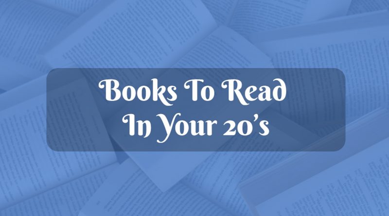 Books to read in your 20s which you can buy on amazon